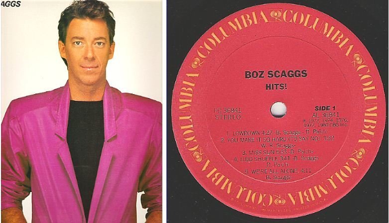 Scaggs, Boz / Hits! (1980) / Columbia FZ-36841