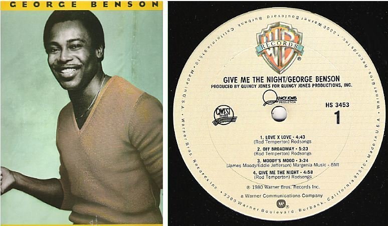 Benson, George / Give Me the Night (1980) / Warner Bros. HS-3453 (Album, 12" Vinyl)
