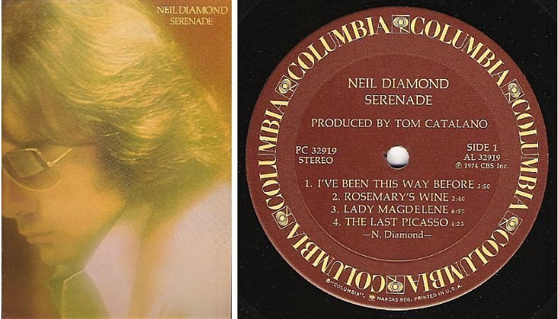 Diamond, Neil / Serenade (1974) / Columbia PC-32919 (Album, 12" Vinyl)