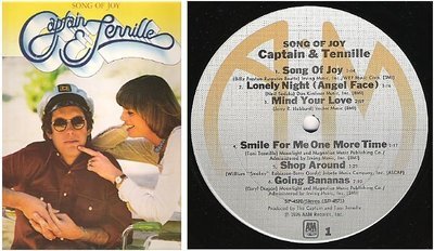 Captain + Tennille, The / Song of Joy (1976) / A+M SP-4570