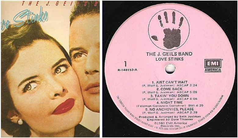 Geils, J. (Band) / Love Stinks (1980) / EMI America R-140153 (Album, 12&quot; Vinyl)