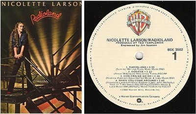Larson, Nicolette / Radioland (1980) / Warner Bros. BSK-3502