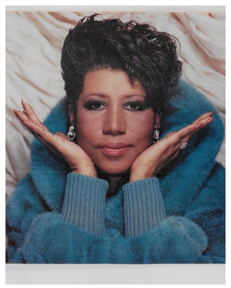 Franklin, Aretha / Closeup-Blue Fur Coat (1986)