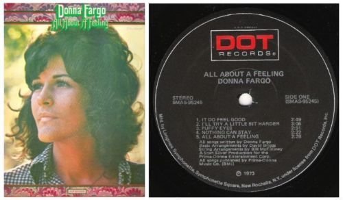 Fargo, Donna / All About a Feeling (1973) / Dot SMAS-95245 (Album, 12" Vinyl)