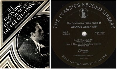 Veri + Jamanis / The Fascinating Piano Music of George Gershwin (1975) / Angel SB-503836 / Two LP Set