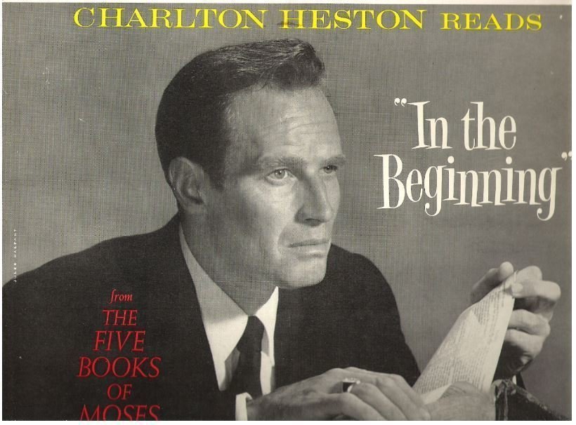 Heston, Charlton / Charlton Heston reads from The Five Books of Moses - &quot;In the Beginning&quot; (1959) / Vanguard VRS-9060