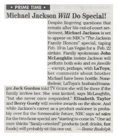 Jackson, Michael / Michael Jackson Will Do Special! (1994)