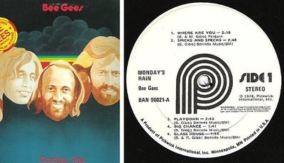 Bee Gees / Monday&#39;s Rain (1978) / Pickwick BAN-90021