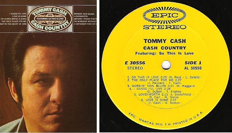 Cash, Tommy / Cash Country (1971) / Epic E-30556 (Album, 12&quot; Vinyl)