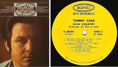 Cash, Tommy / Cash Country (1971) / Epic E-30556
