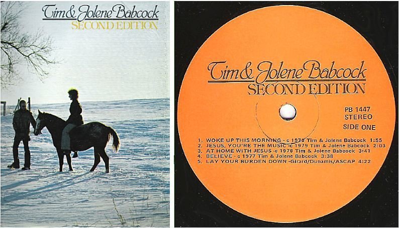 Babcock, Tim + Jolene / Second Edition (1979) / Pinebrook PB-1447 (Album, 12" Vinyl)