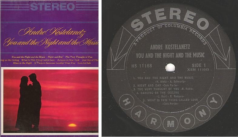 Kostelanetz, Andre / You and the Night and the Music (1955) / Harmony HS-11168