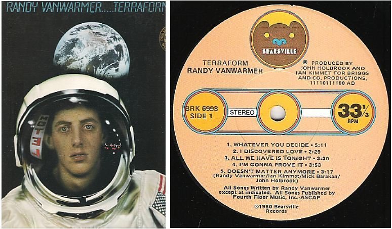 Vanwarmer, Randy / Terraform (1980) / Bearsville BRK-6998