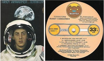 Vanwarmer, Randy / Terraform (1980) / Bearsville BRK-6998