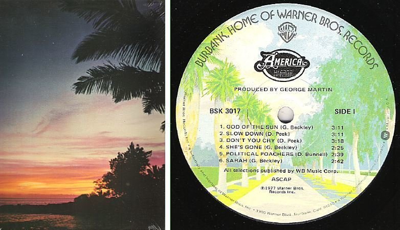 America / Harbor (1977) / Warner Bros. BSK-3017 (Album, 12" Vinyl)