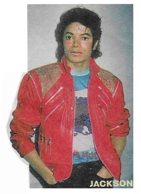 Jackson, Michael / Red Jacket-Metallic Shoulders (1983)