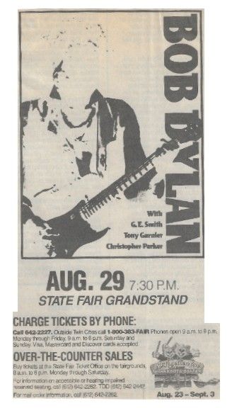 Dylan, Bob / Falcon Heights, MN (State Fair) (1990)