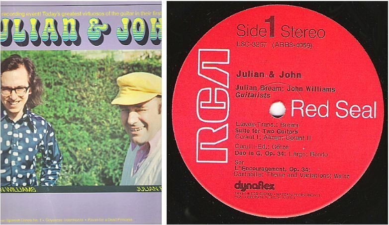 Bream, Julian (+ John Williams) / Julian + John (1972) / RCA Red Seal LSC-3257 (Album, 12" Vinyl)