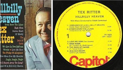 Ritter, Tex / Hillbilly Heaven (1961) / Capitol SM-1623