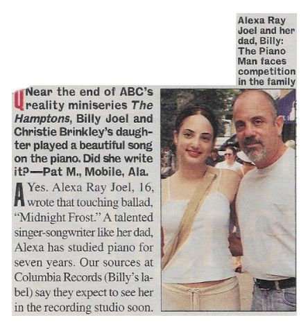 Joel, Billy / The Piano Man Faces Competition (2002) / with Alexa Ray Joel