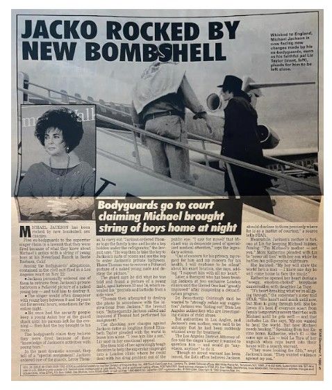 Jackson, Michael / Jacko Rocked By New Bombshell (1993)