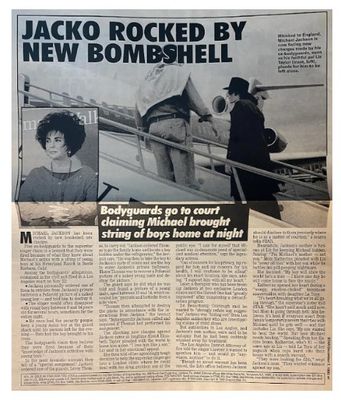 Jackson, Michael / Jacko Rocked By New Bombshell (1993)