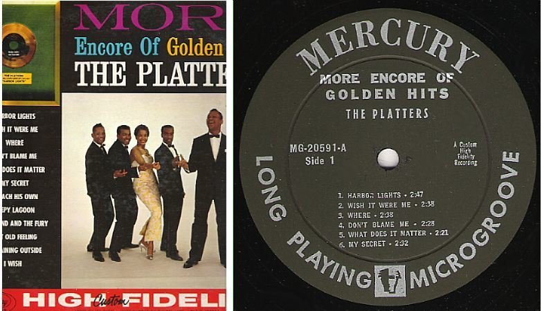 Platters, The / More Encore of Golden Hits (1960) / Mercury MG-20591