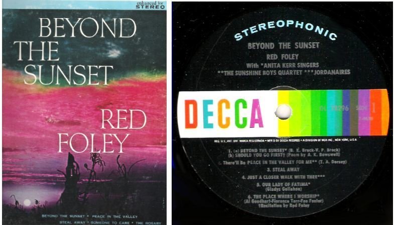 Foley, Red / Beyond the Sunset (1958) / Decca DL-78296 (Album, 12" Vinyl)