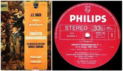 Couraud, Marcel / Concertos Brandebourgeois (1960&#39;s) / Philips 6730 003 (Album, 12&quot; Vinyl) / France