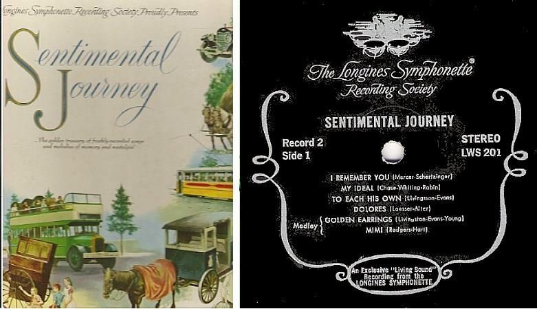 Longines Symphonette / Sentimental Journey / Longines Symphonette Recording Society LWS-201-206 (Album, 12" Vinyl) / 6 LP Box Set
