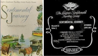 Longines Symphonette / Sentimental Journey / Longines Symphonette Recording Society LWS-201-206 (Album, 12&quot; Vinyl) / 6 LP Box Set