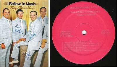 Foggy River Boys, The / I Believe In Music (1970's) / International Artists LPS-4269 (Album, 12" Vinyl) / Autographed