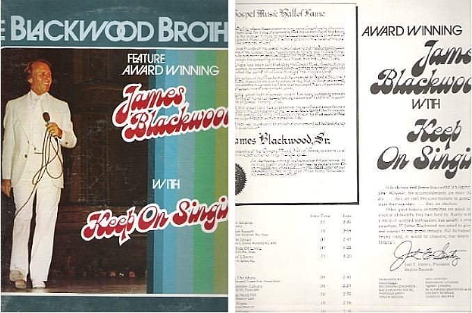 Blackwood, James / Keep On Singing (1975) / Skylite SLP-6152 (Album, 12" Vinyl) / Still Sealed