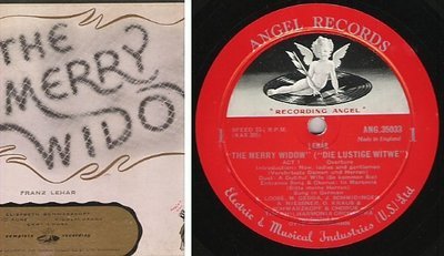 Ackermann, Otto / The Merry Widow (&quot;Die Lustige Witwe&quot;) / Angel 3501 B / 2 LP Box Set