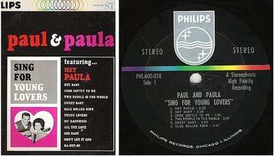 Paul + Paula / Sing For Young Lovers (1963) / Philips PHS-600-078