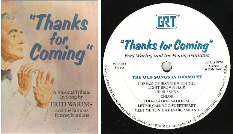 Waring, Fred (+ The Pennsylvanians) / Thanks For Coming (1978) / GRT 9 DM-16 (Album, 12" Vinyl) / 4 LP Box Set