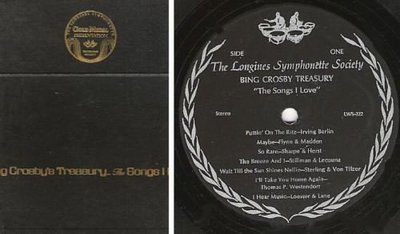 Crosby, Bing / Bing Crosby&#39;s Treasury - The Songs I Love / The Longines Symphonette Society LWS 218-223 / Six LP Box Set