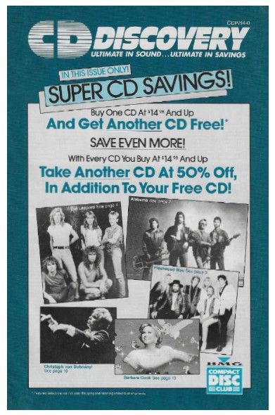 CD Discovery / Super CD Savings! (1989)
