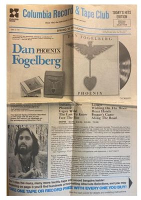Columbia Record + Tape Club / Dan Fogelberg (Spring 1980)