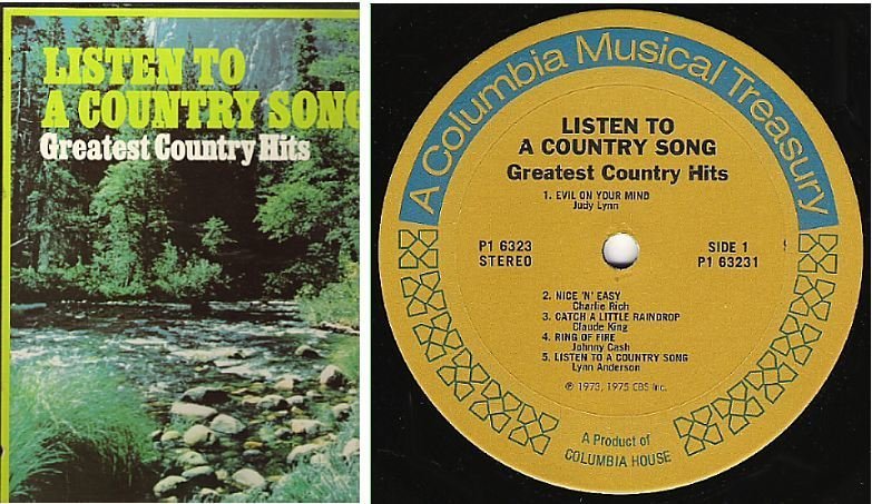 Various Artists / Listen to a Country Song (1975) / Columbia House 3P-6323 (Album, 12" Vinyl) / 3 LP Box Set