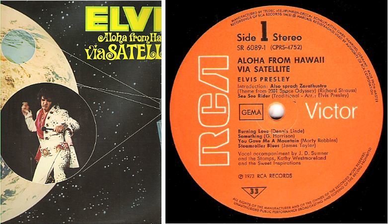 Presley, Elvis / Aloha From Hawaii Via Satellite (1973) / RCA Victor SR-6089 (Album, 12" Vinyl) / 2 LP Set / Germany