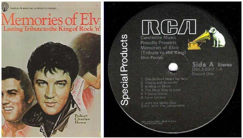 Presley, Elvis / Memories of Elvis (1978) / RCA Special Products DML5-0347 (Album, 12" Vinyl) / 5 LP Box Set