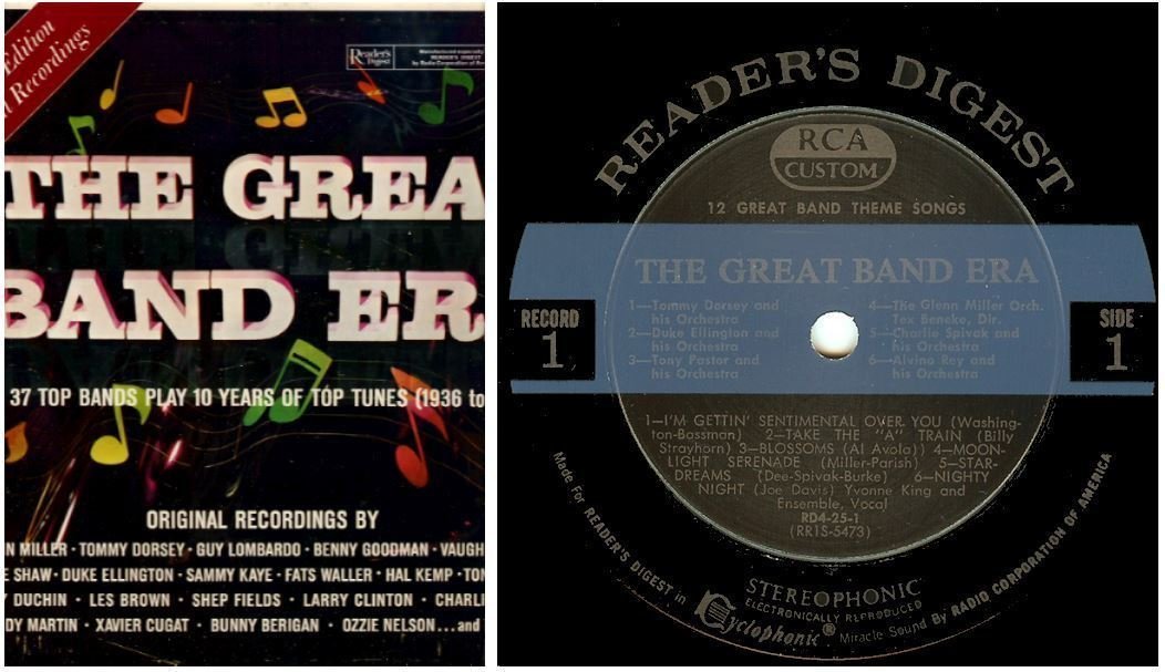 Various Artists / The Great Band Era 1936-1945 (1964) / Reader's Digest RD 25-K (Album, 12" Vinyl) / 10 LP Box Set