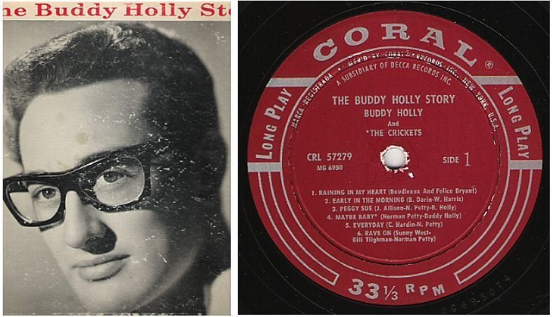 Holly, Buddy (+ The Crickets) / The Buddy Holly Story (1959) / Coral CRL-57279 (Album, 12" Vinyl)