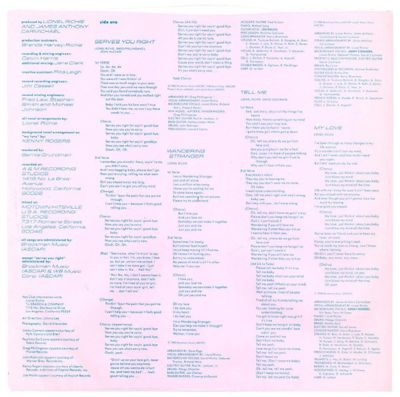 Richie, Lionel / Lionel Richie (1982) / Motown 6007ML