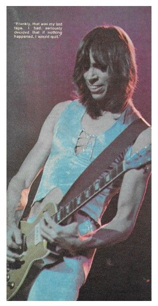 Boston / Tom Sholz: On Stage-Light Blue Outfit (1977)