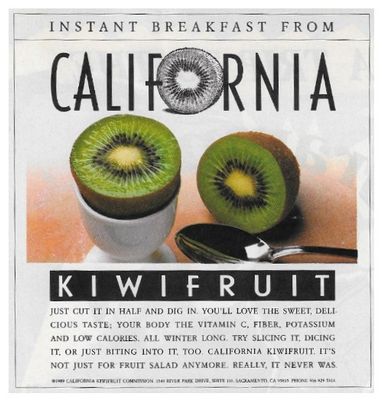 California Kiwifruit / Instant Breakfast (1989)