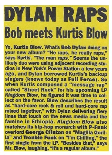 Dylan, Bob / Dylan Raps (1986)