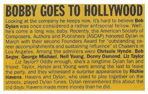 Dylan, Bob / Bobby Goes to Hollywood (1986)