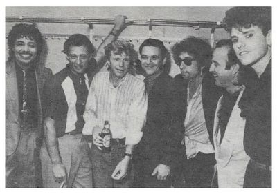 Dylan, Bob / Backstage with Dave Edmunds, Fabulous Thunderbirds (1986)